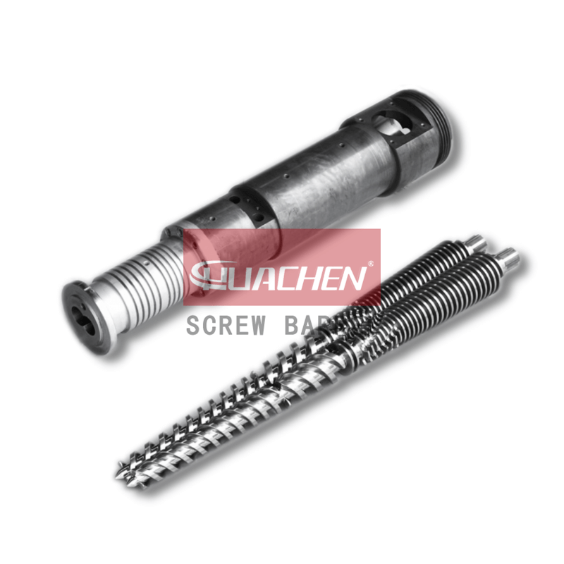 bimetallic conical twin screw barrel for pvc pipe