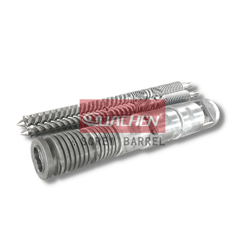 conical screw barrel for spc sheet